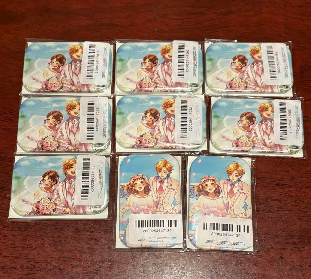 HoneyWorks オンラインくじ 春カップル 合田美桜 芹沢春樹 缶バッジ