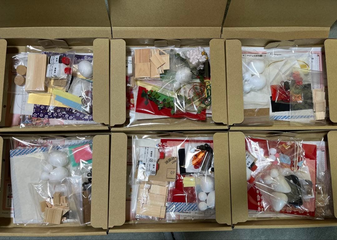 おひなさまミニチュアの会6回コンプリート