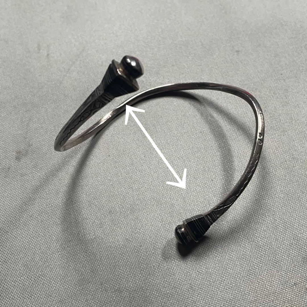 トゥアレグ シルバーバングル ブレス ネイティブ シルバー925 ヴィンテージ