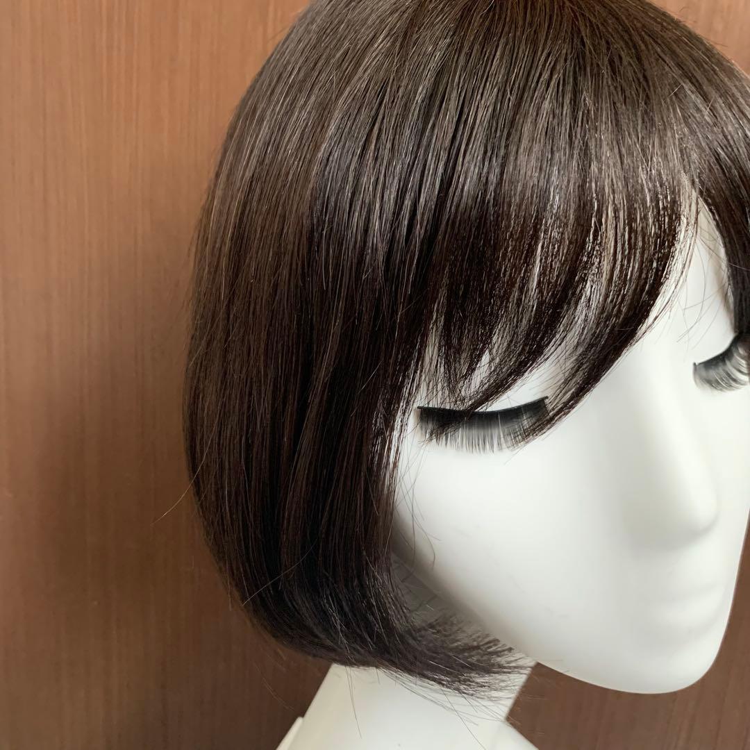 ことこと様人毛100% 誰もが一度は憧れるボブ ヘア ウィッグ かつらK32