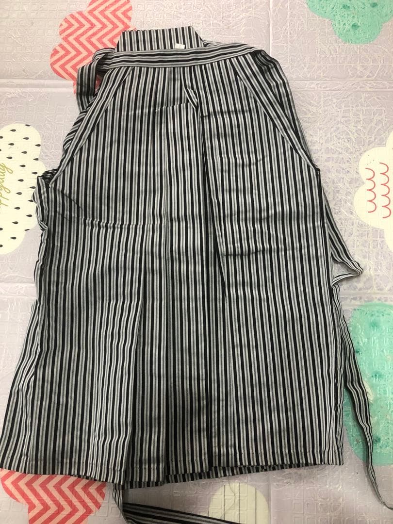 即日発送 七五三 五歳 着物 羽織 袴 8点セット 懐刀 お守り 腰紐付き