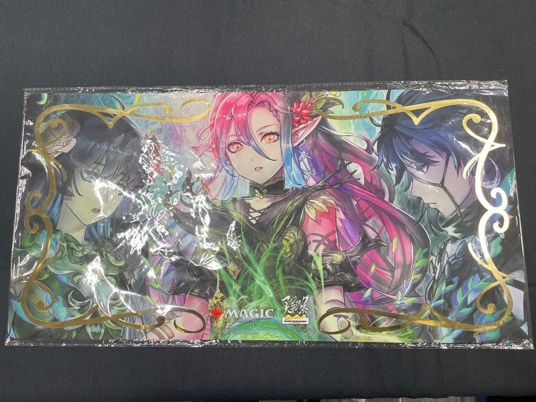 プレイマット マジック大戦祭 箔押し版 ラノワールのエルフ マジック