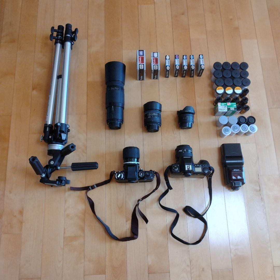 一眼レフカメラセット　NikonF3、NikonF801S, アクセサリー 一眼レフカメラセット NikonF3、NikonF801S, アクセサリー