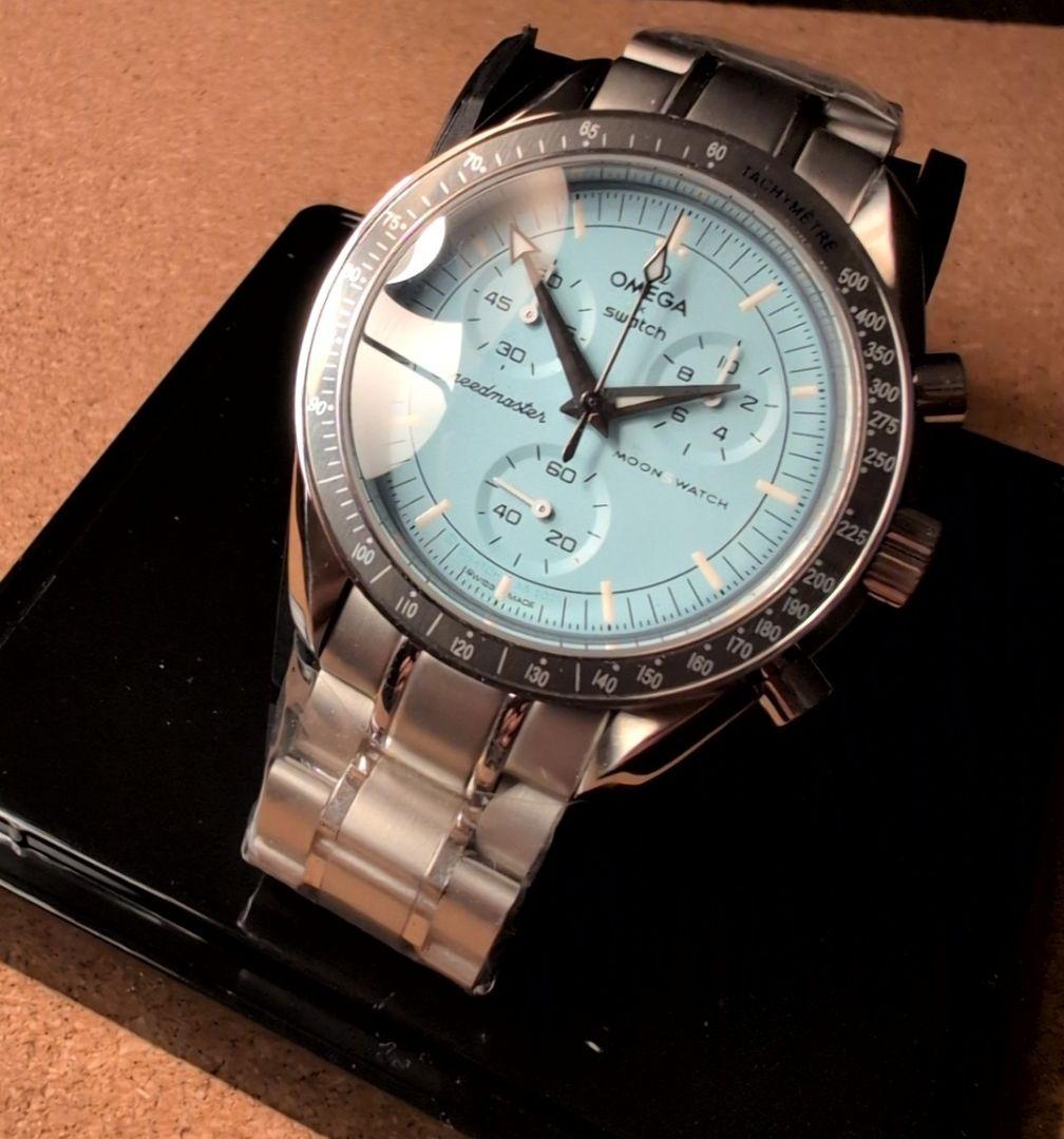 ムーンスウォッチ ヘリテージ サファイア メタルケース OMEGAxSWATCH