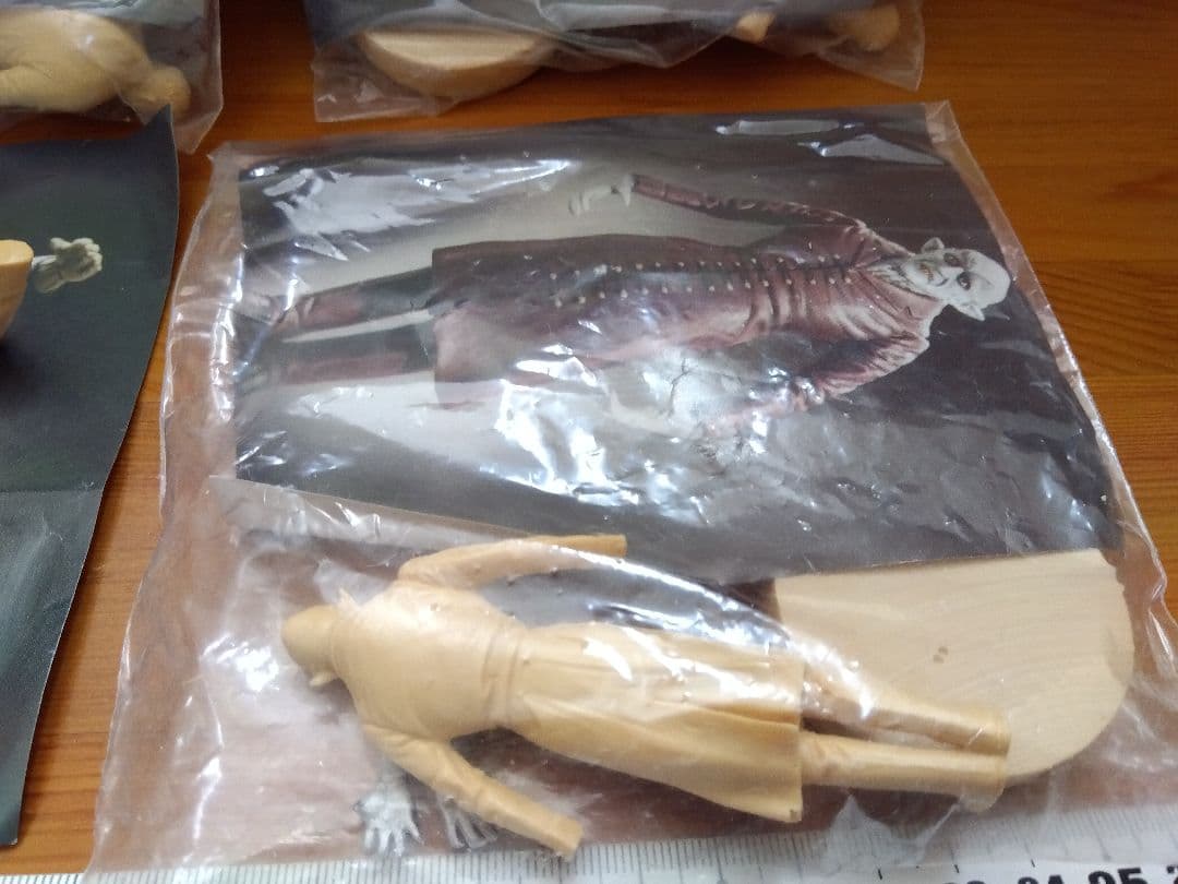 ●狼男 フランケン 傴僂男 吸血鬼 4体 ジオメトリック ガレージキット