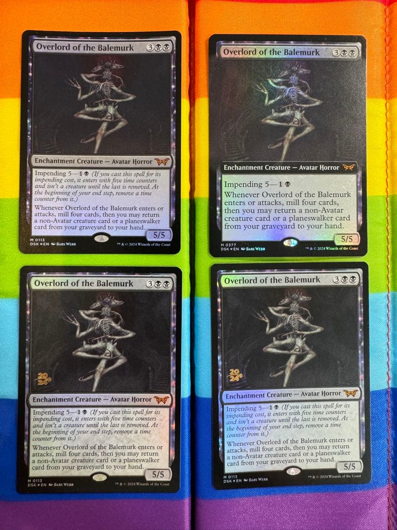 Overlord of the Balemurk ベイルマークの大主 4枚 英語