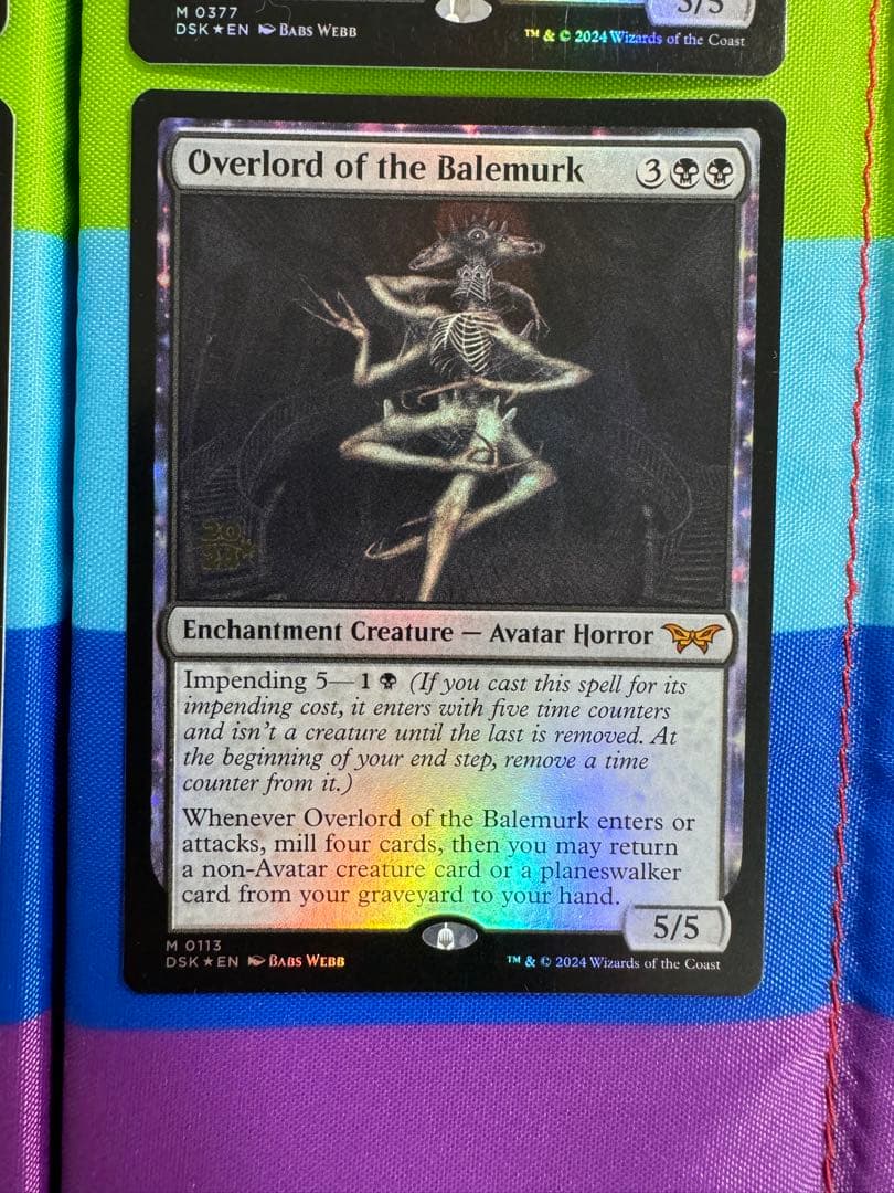 Overlord of the Balemurk ベイルマークの大主 4枚 英語