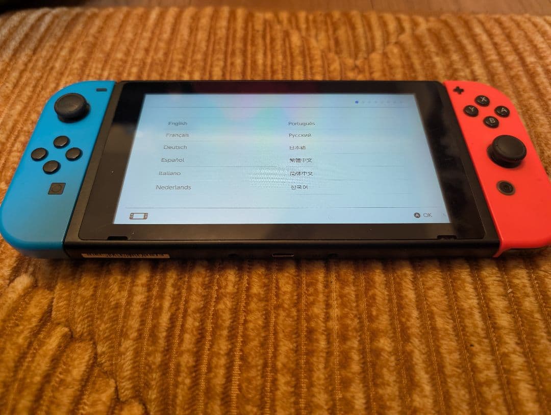 【箱付き】Nintendo Switch 本体 青/赤 スイッチ 任天堂