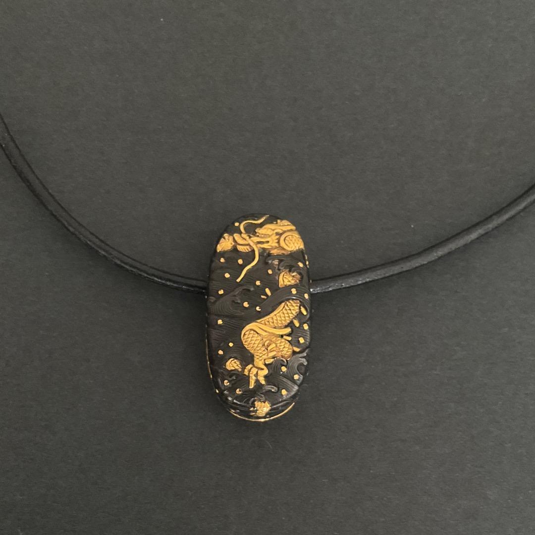 美しい龍神様の縁頭☆チョーカーやキーホルダーにもお使いいただけます☆