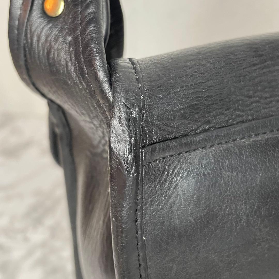 Vintage Coach オールドコーチ ショルダーバッグ USA ネイビー