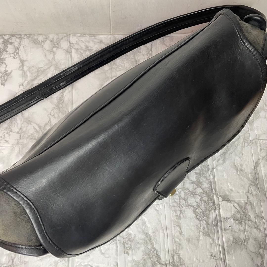 Vintage Coach オールドコーチ ショルダーバッグ USA ネイビー