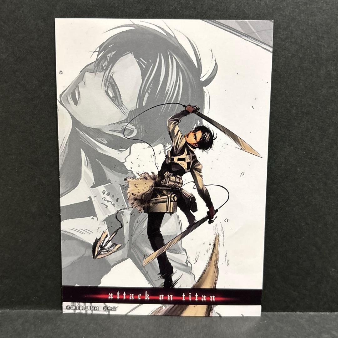 進撃の巨人 DVD 特典 ポストカード イラストカード リヴァイ - メルカリ
