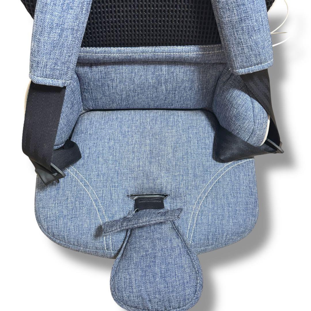 美品✨日本育児 トラベルベスト ECプラス デニム チャイルドシート