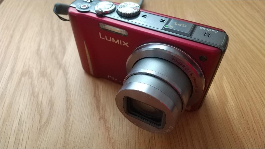 Panasonic DMC-TZ20 LUMIX 赤 コンパクトデジタルカメラの通販