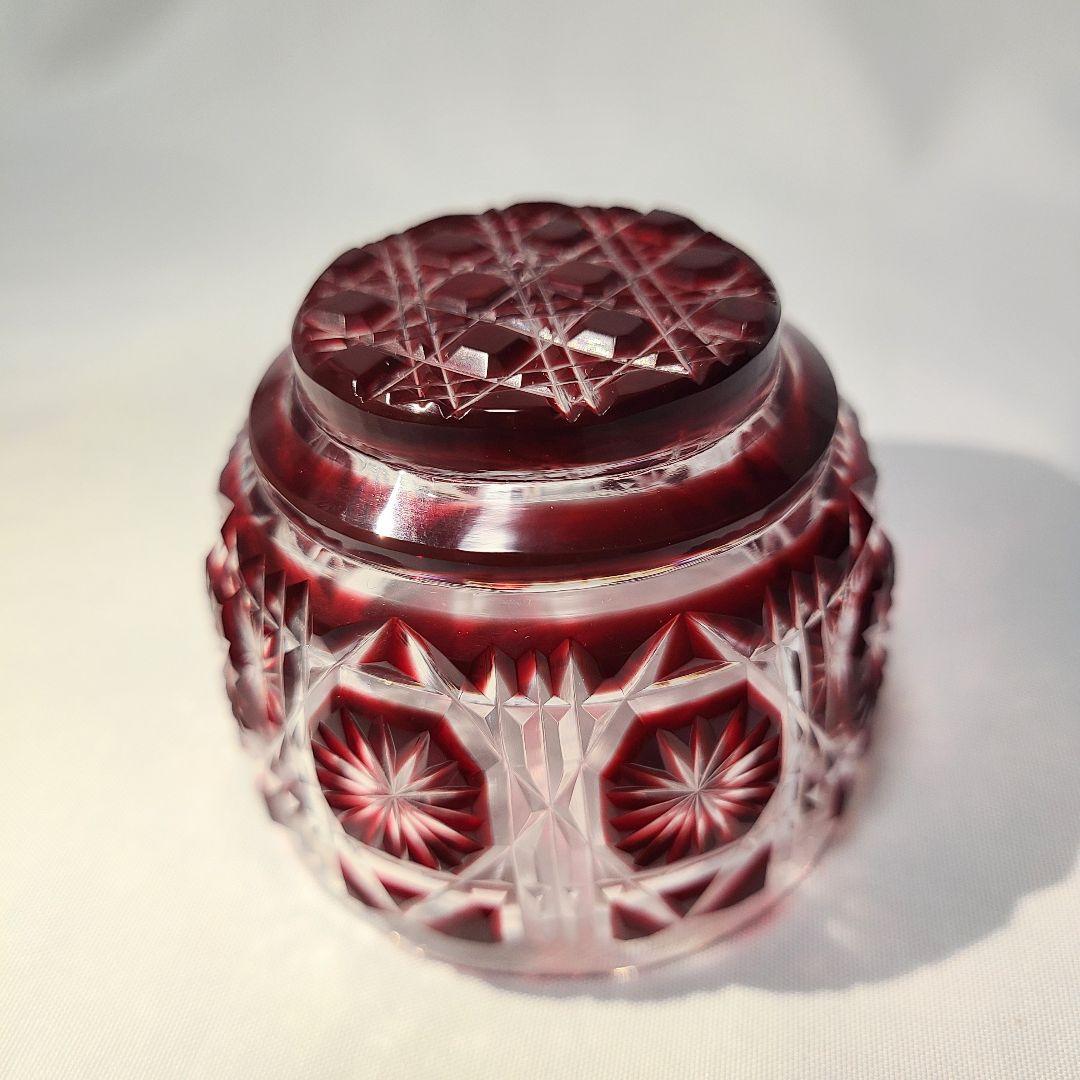 薩摩切子 色被せガラス 切子猪口 尚古集成館監修 薩摩ガラス工芸作