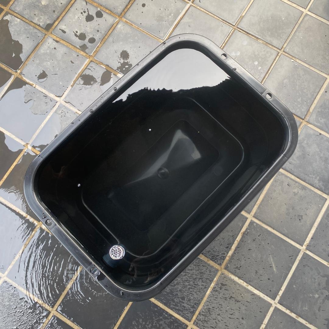 新仕様】メダカ飼育ケース 75㍑深緑x2個 オーバーフロー対策済 金魚