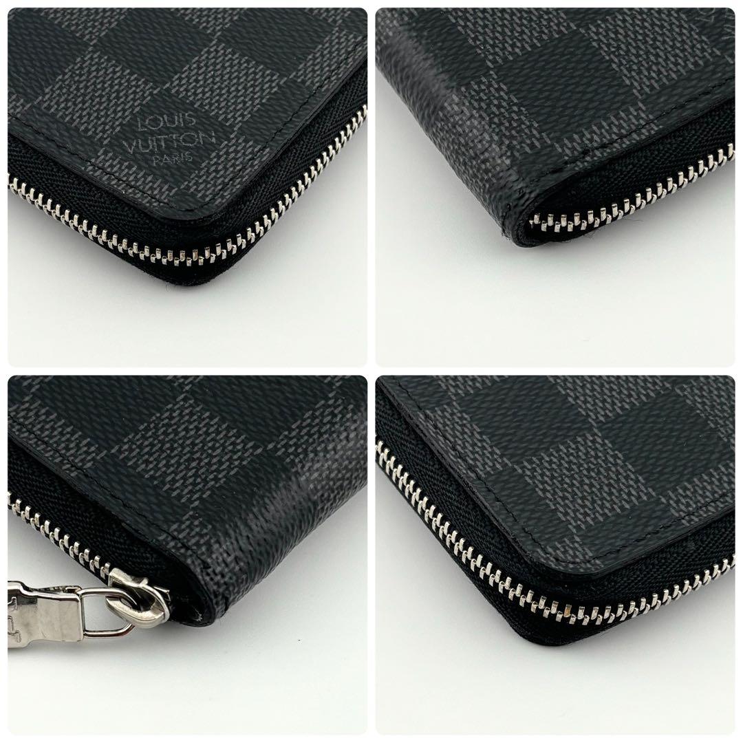 【美品】ルイヴィトン ダミエグラフィット ジッピーパース ケース