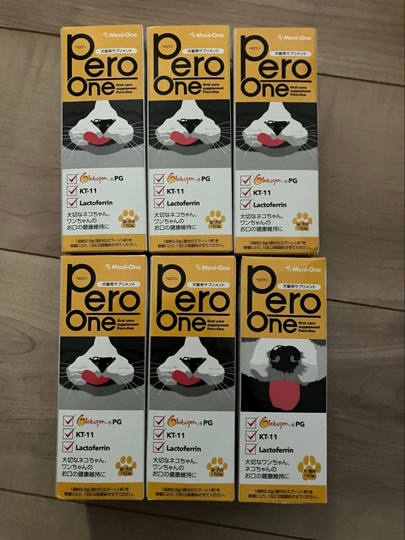 ペロワン　Pero-One　メニワン　6本セット　匿名配送 ペロワン - Meni-one Co., Ltd. 飼い主様向けサイト