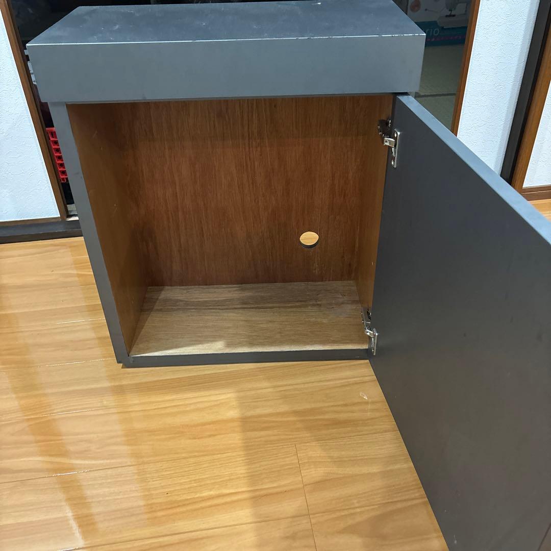 ADA ウッドキャビネット ガンメタシルバー 水槽台 - メルカリ