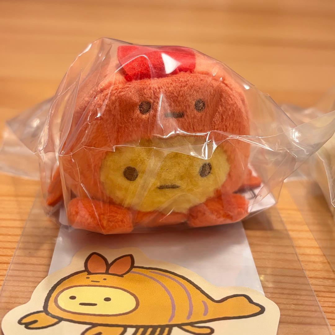 【6点セット】大絶滅展×すみっコぐらし　手のりぬいぐるみ＆ステッカー