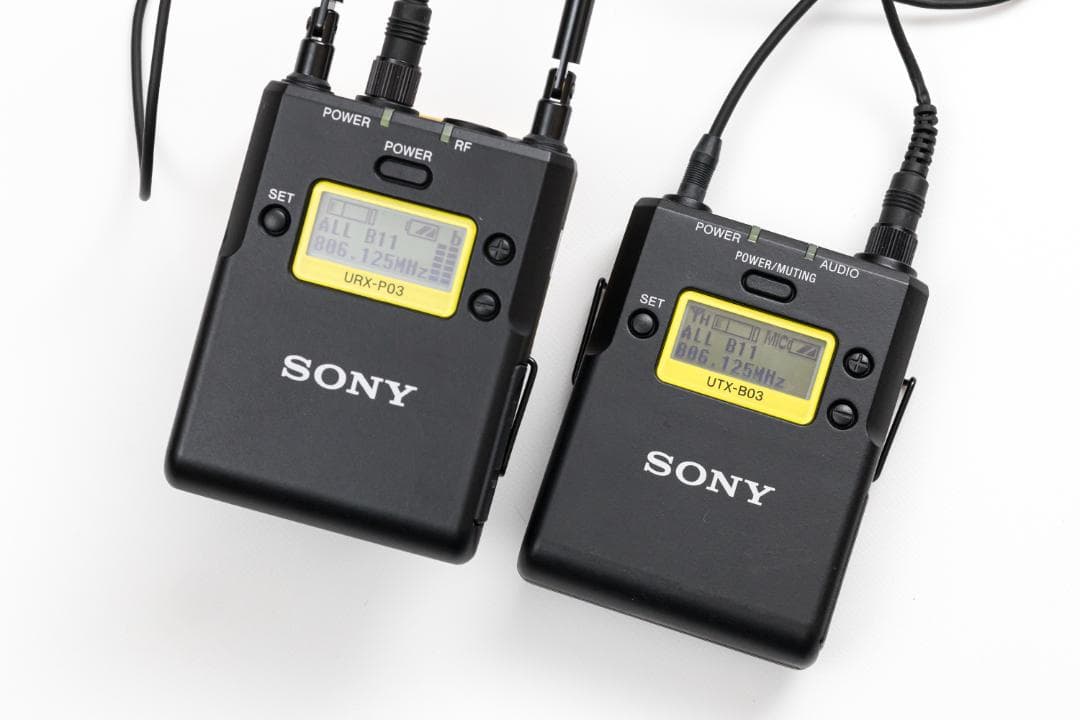 SONY ワイヤレスマイクシステム UTX-P03 URX-P03
