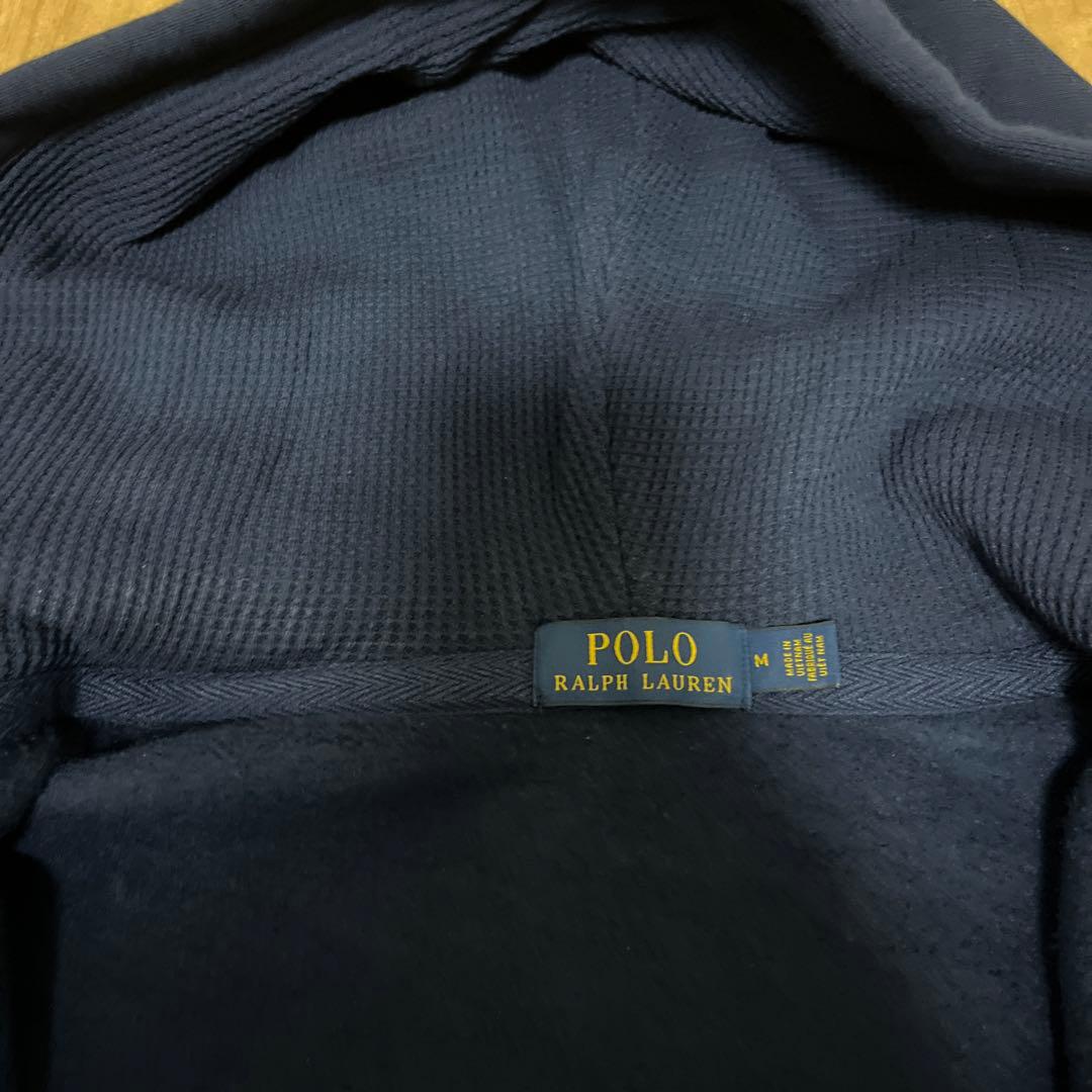 美品POLO RalphLaurenポロラルフローレンロゴジップアップパーカー