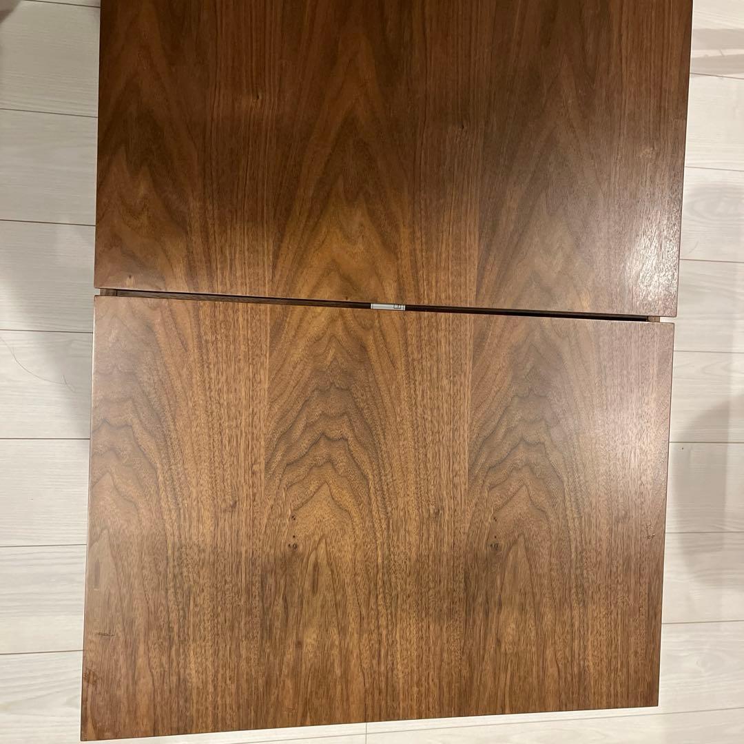 【お値下げ中】美品　ニトリ　昇降センターテーブル　ミドルブラウン