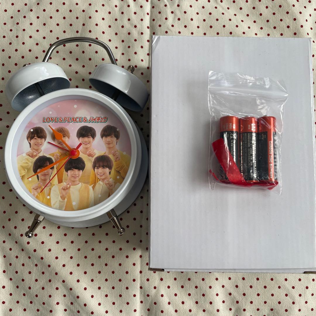 なにわ男子ボイス入り目覚まさない時計（目覚まし時計）