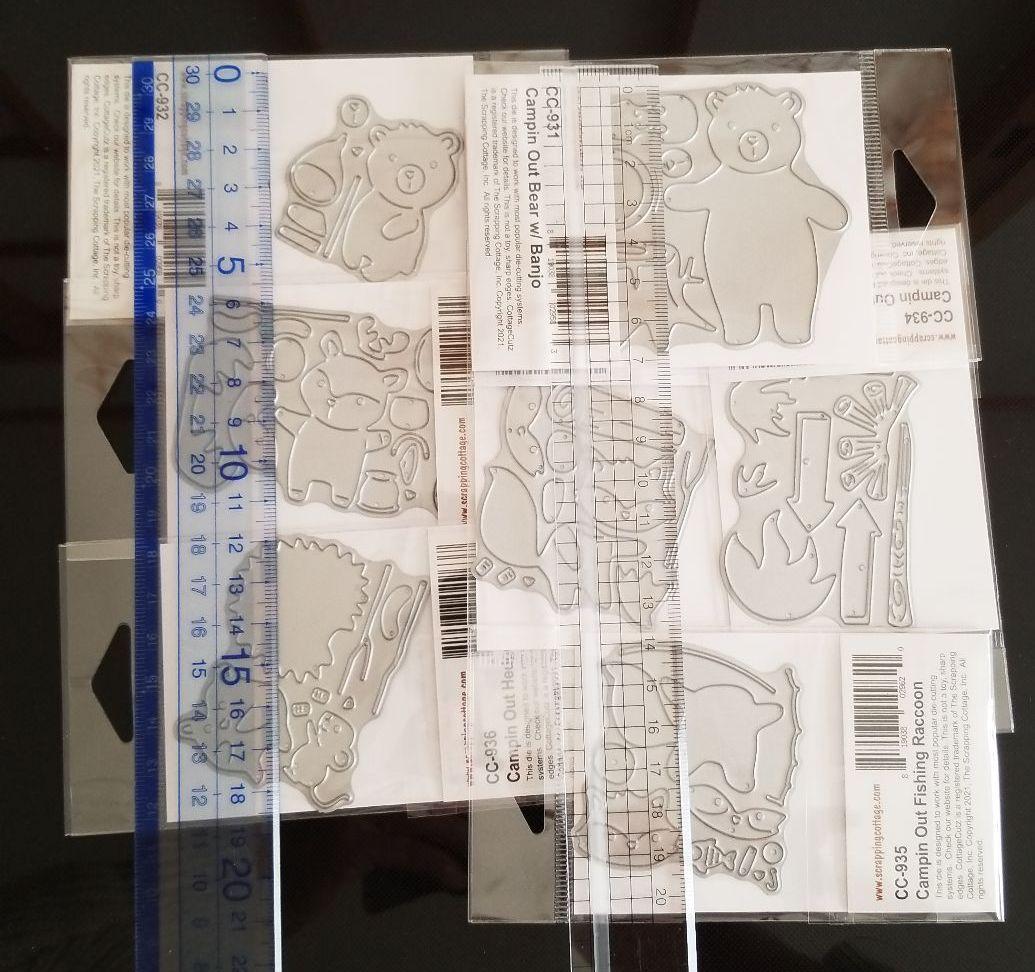 コテージカッツ カッティングダイ キャンプシリーズ全種類