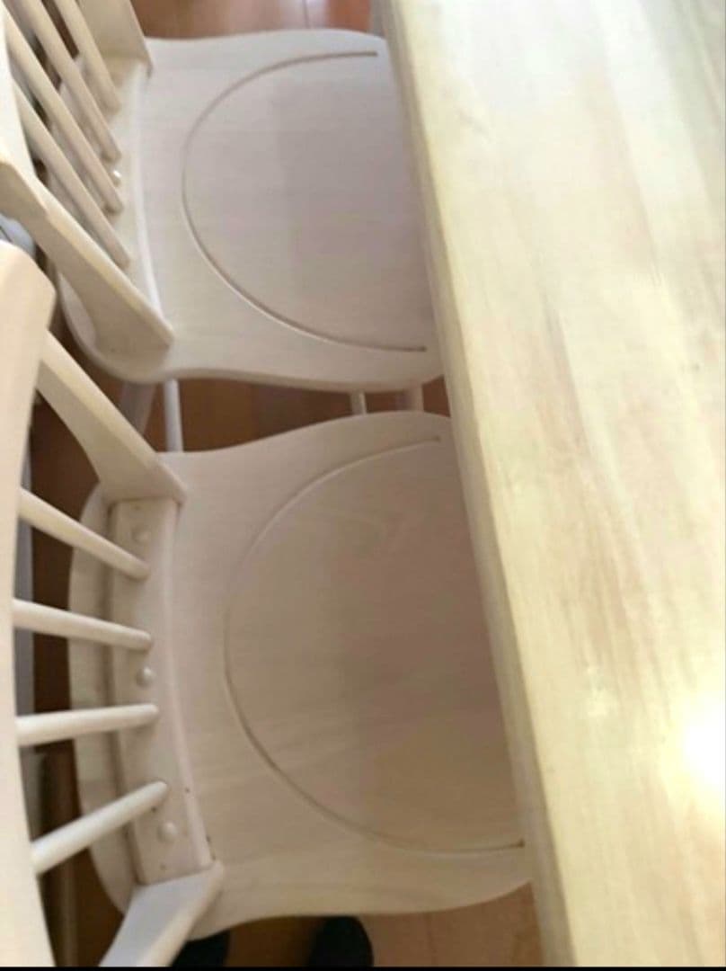 ニトリ ダイニングテーブル ファンシー 120 4点セット