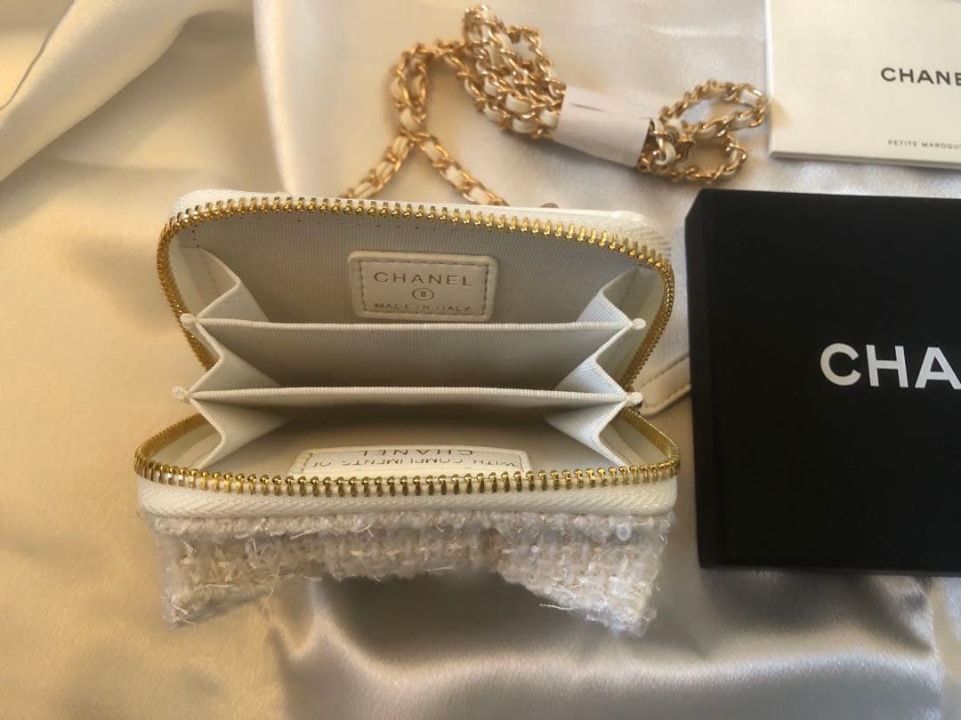 ツイード ミニバッグ ミニウォレット 箱付き