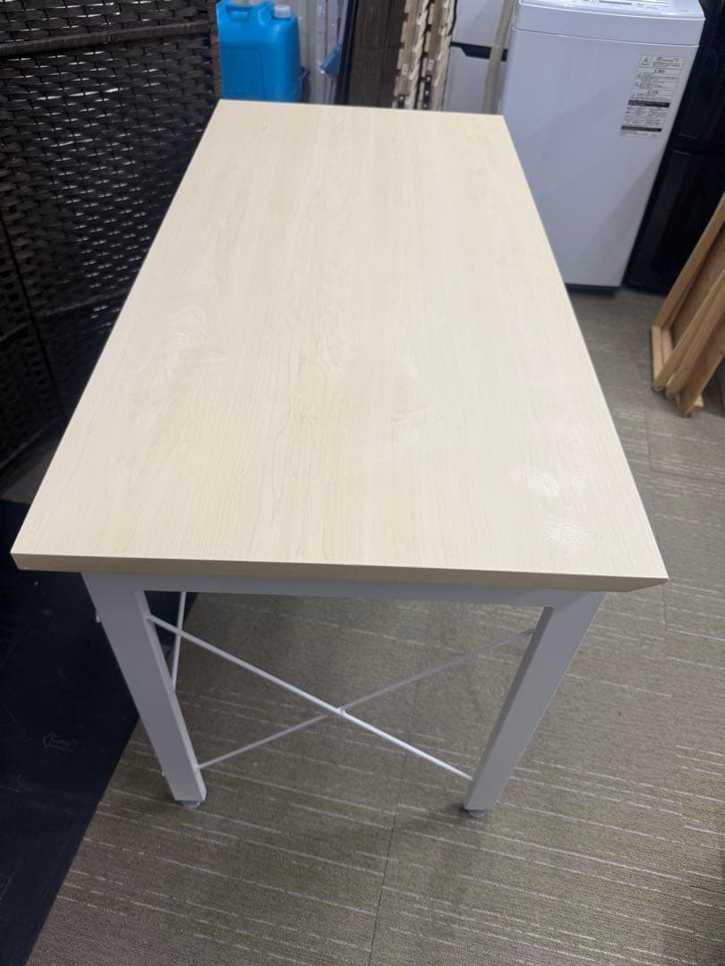 【洗浄消毒作業済】【美品】【完成品】　ニトリ デスクワゴンセット サーヤ