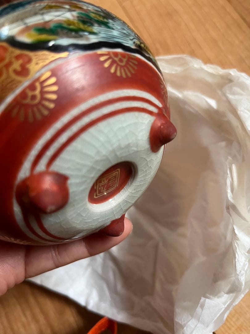 香炉 九谷焼 九谷庄三 茶道具 表千家裏千家 和風小物和風インテリア