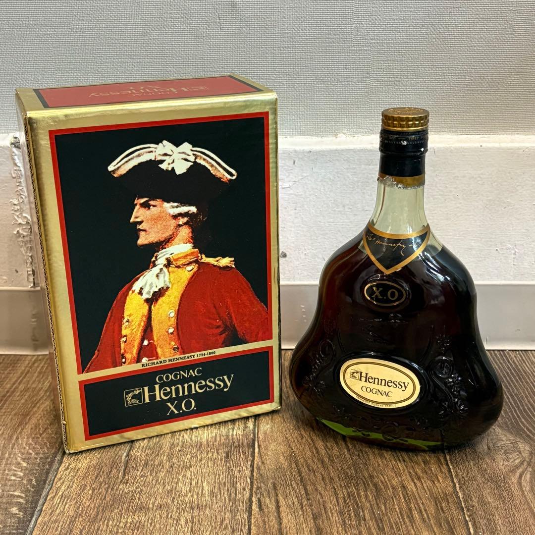 【未開栓】 ヘネシー XO 金キャップ グリーンボトル 700ml ブランデー 1円～ ヘネシー XO グリーンボトル 金キャップ ブランデー 700ml 40