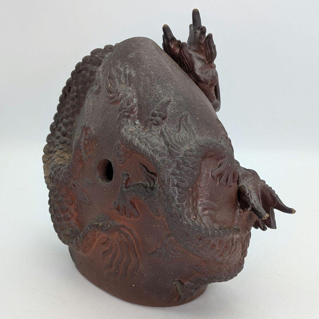 廬山窯 武用君彦 備前干支置物「戊辰」 共箱共布栞 備前焼 辰