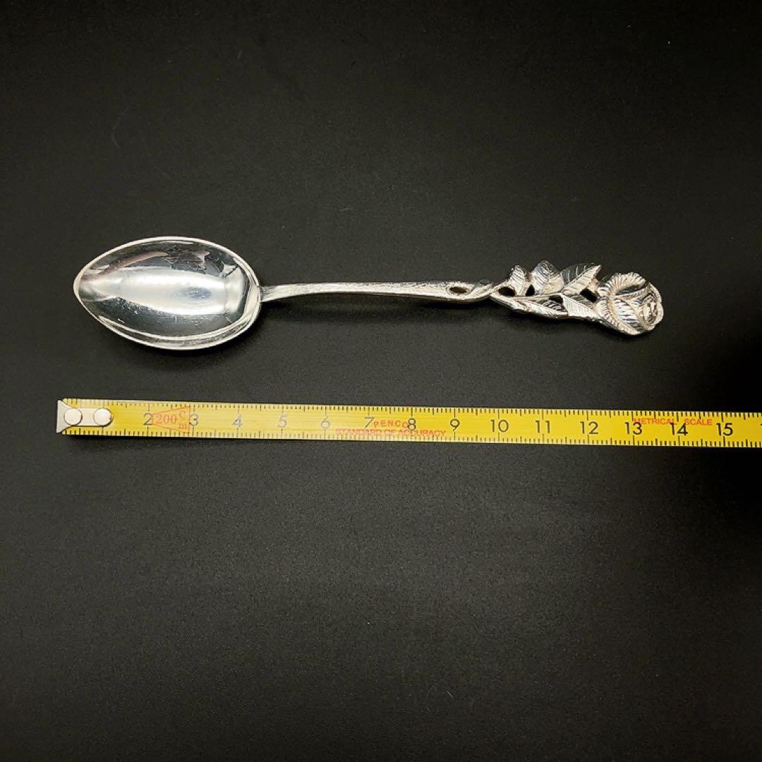 ドイツ ANTIKO アンティークスプーン 5本 ヒルデスハイムローズ 薔薇