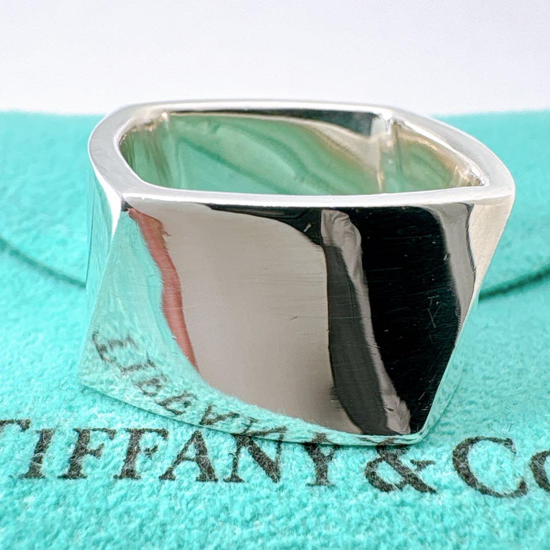 極美品 ティファニー トルク ワイド フランクゲーリー 15.5号 シルバー