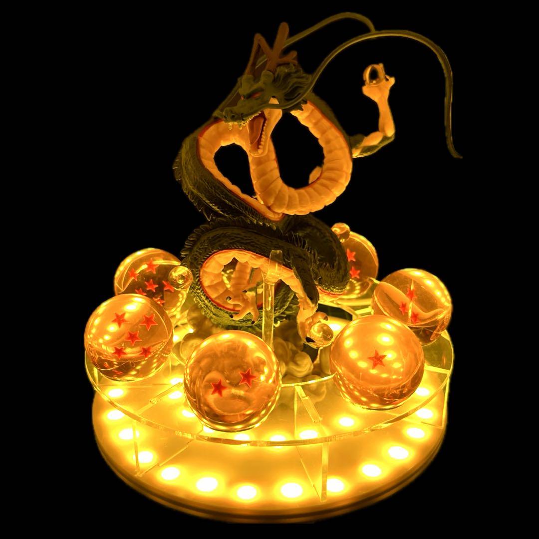 シェンロンフィギュア LEDライト付き ドラゴンボール7個セット