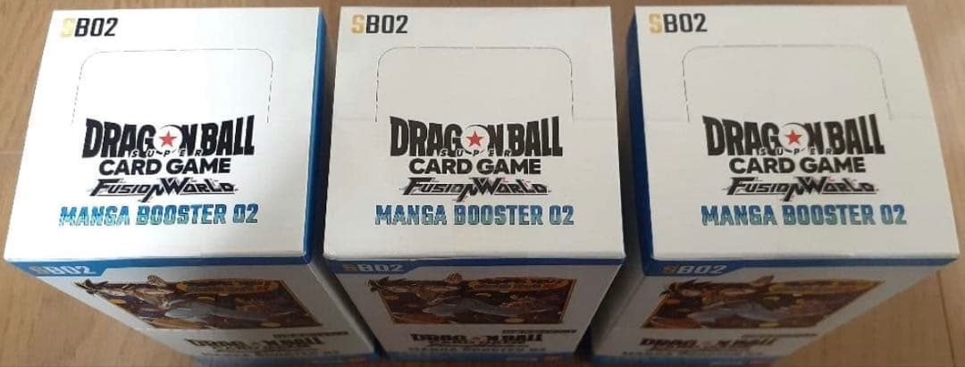 ドラゴンボール　マンガブースター 02 新品未開封　3BOX テープ付き