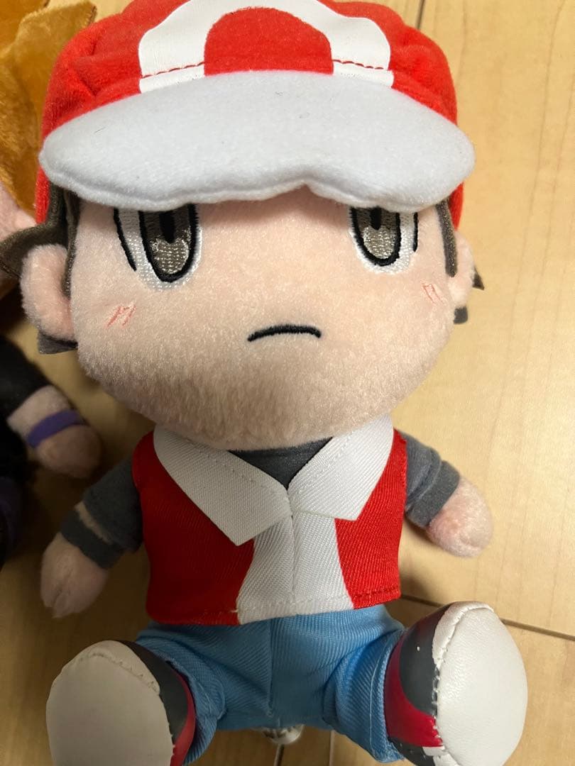 ポケモントレーナーズぬいぐるみ レッド＆グリーン セット