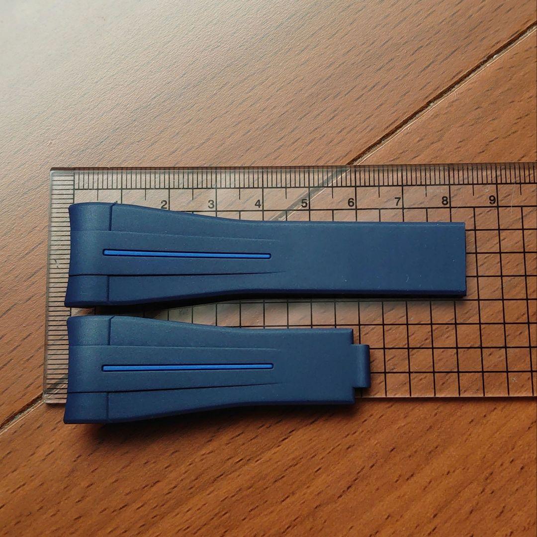 ラバービー RUBBER B ロレックス ヨットマスターⅡ 専用 ネイビー 美品