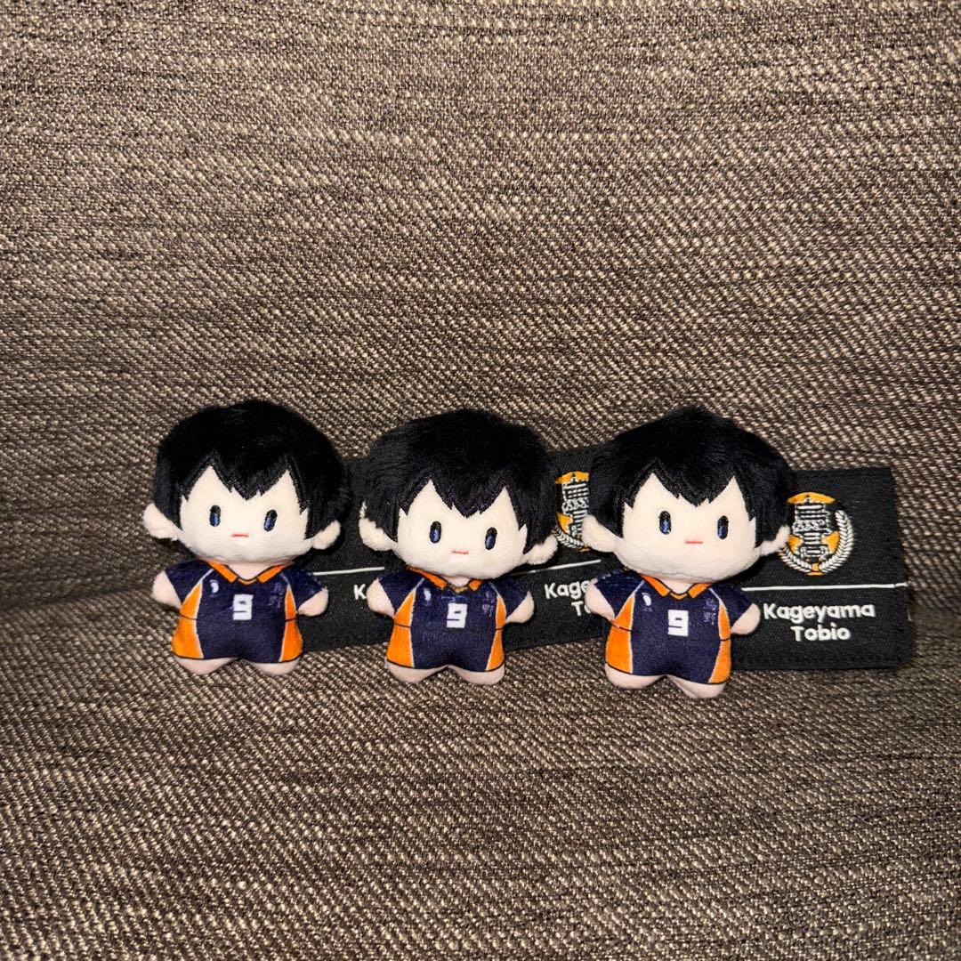 ハイキュー!! Popmart中国限定ぬいぐるみ付きフェルトバッジ影山飛雄10点
