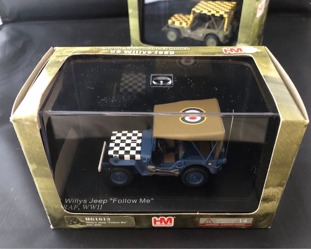 1/48 ウィリスジープ　ミニカー2台