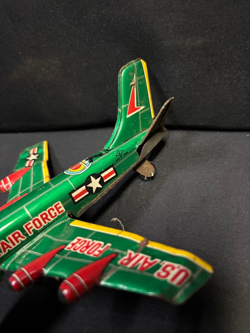 絶版 ブリキ エアフォース US 昭和レトロ アンティーク インテリア おもちゃ