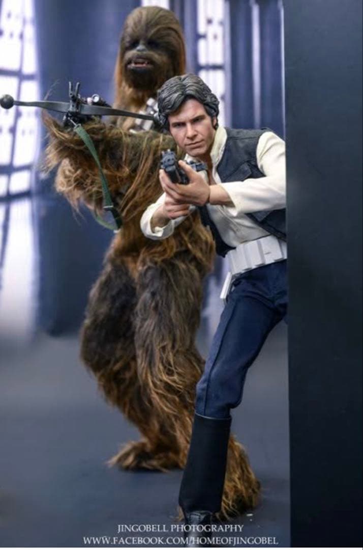 美品‼️ホットトイズ　ハン・ソロ & チューバッカ 1/6フィギュアセット