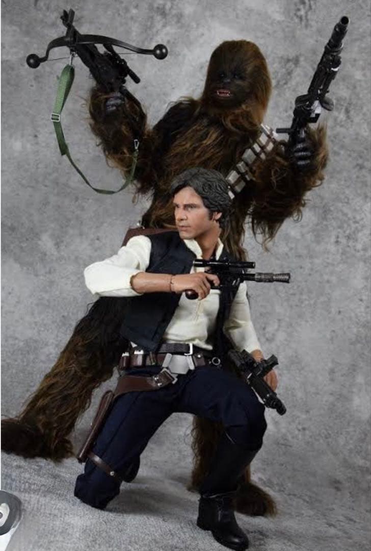 美品‼️ホットトイズ　ハン・ソロ & チューバッカ 1/6フィギュアセット