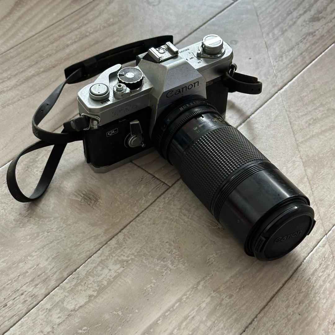 現状品】キヤノン Canon FTb 一眼レフ フィルムカメラ☆昭和レトロ