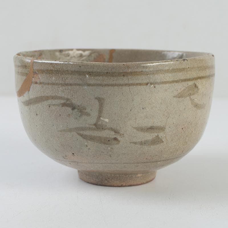 桃山時代 古唐津 木原窯 木原茶碗 時代箱付 M R9111