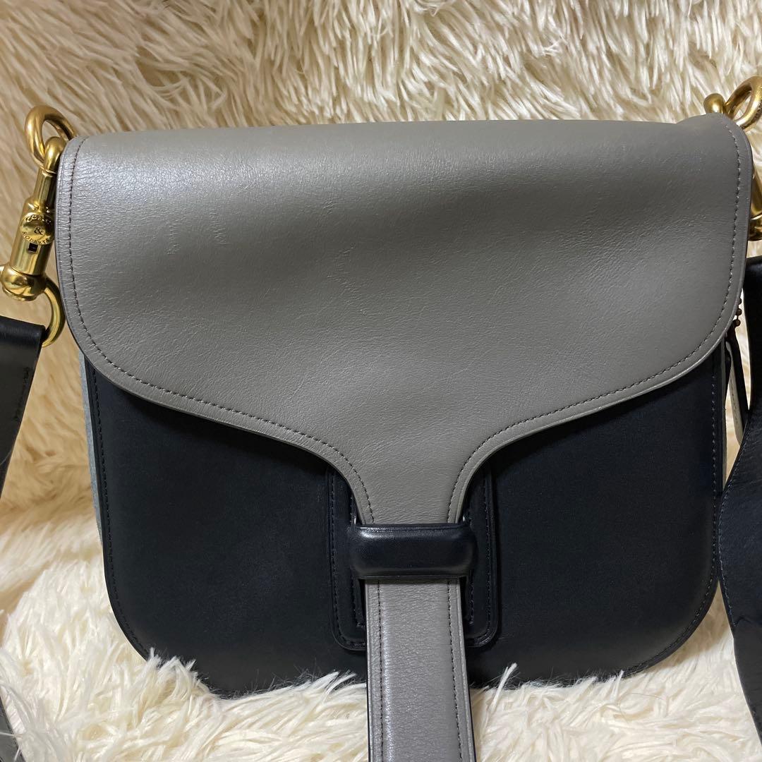 美品　COACH & RODARTE ショルダーバッグ　レザー　スエード
