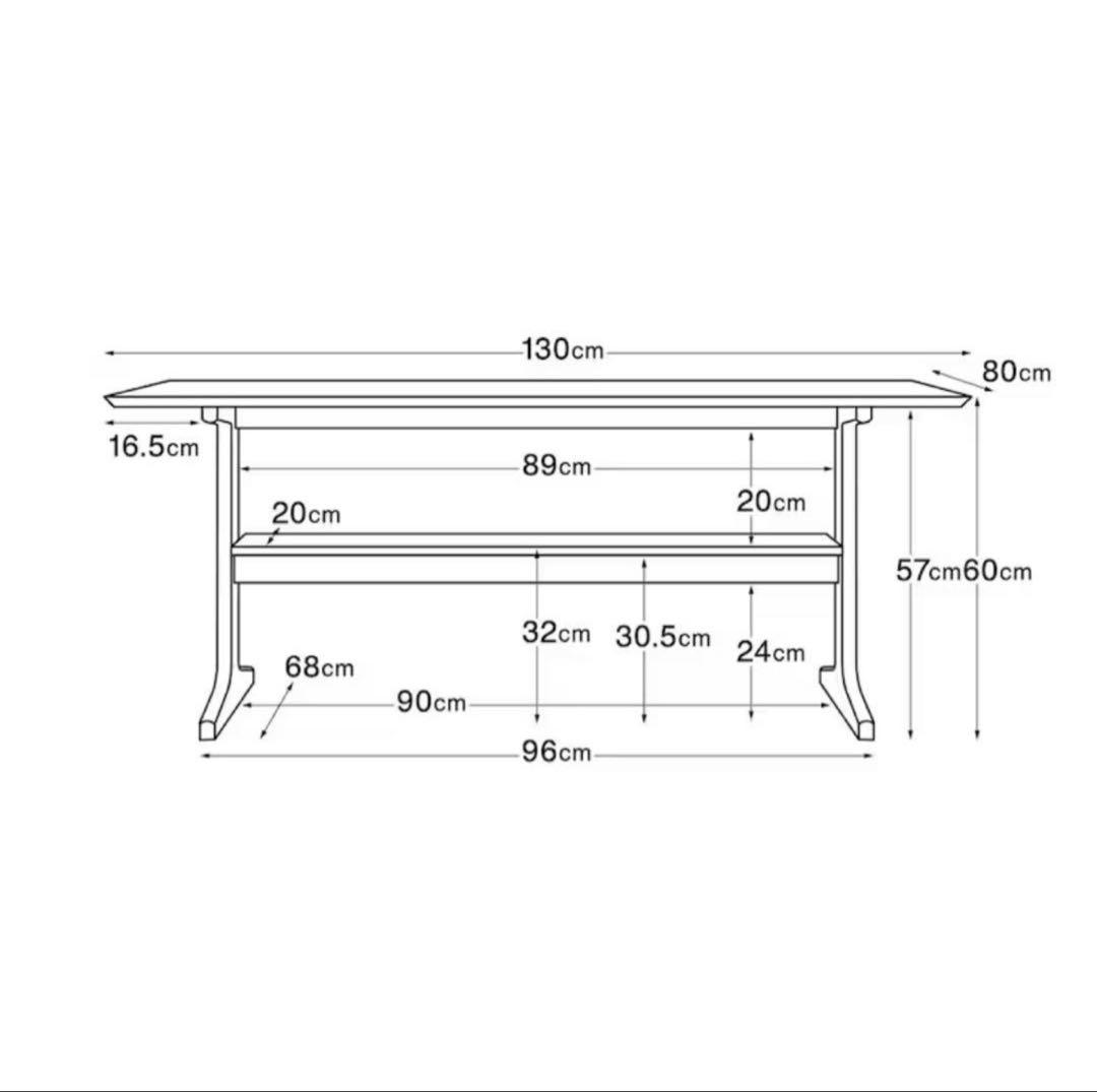 ※ゆまめ※リビングでもダイニングでもつかえるテーブル・４・オーク材